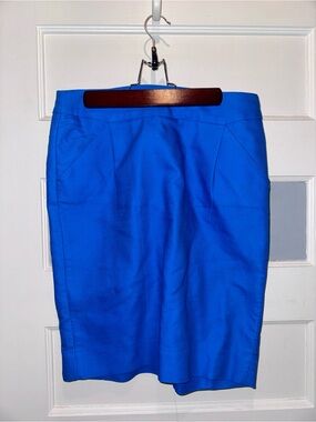 Blue Women's Pencil Skirt - Classic Workwear